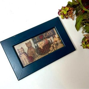 🌺 I Love Cats Country Framed Print 🌺